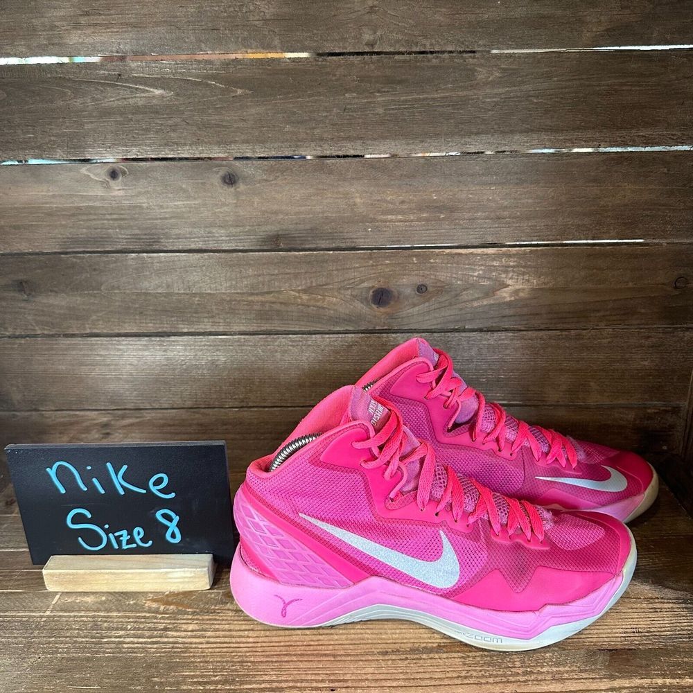 Mens Nike Zoom Hyperdisruptor Think Pink Athletic Basketball Sneakers Size 8‎ D